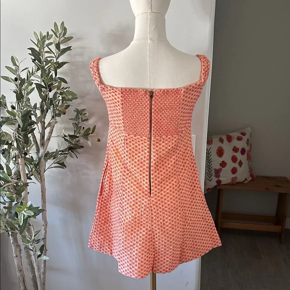 Free People Berry Kiss Mini Dress New!